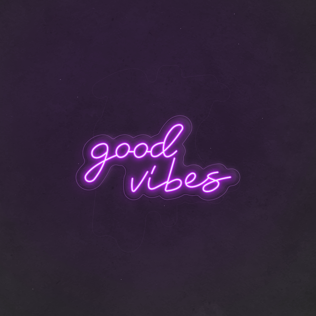 Good vibes neon