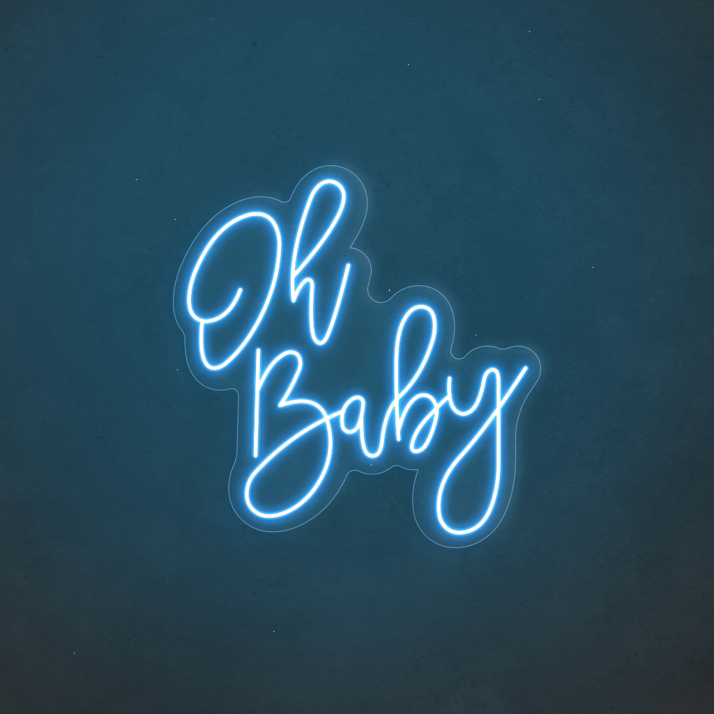 Scritta neon Oh Baby 91