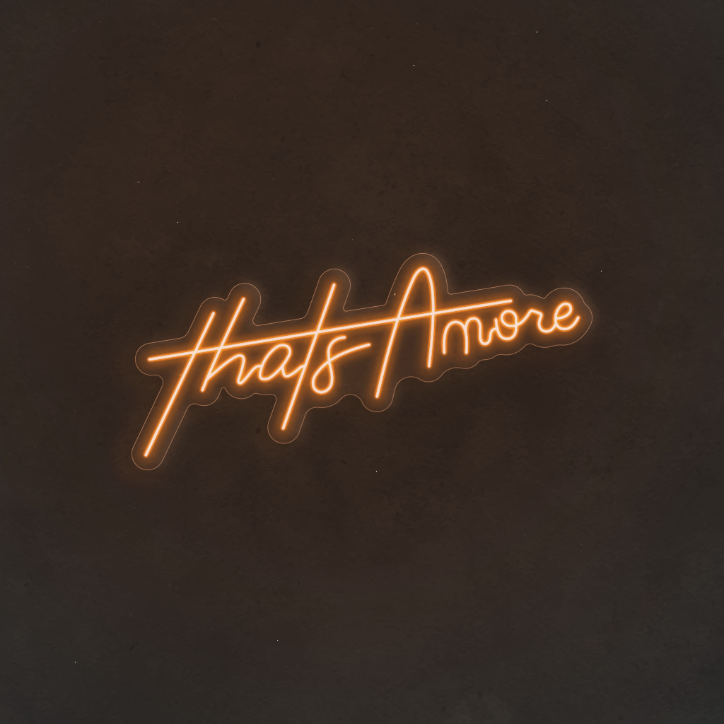 Scritta neon That's Amore 02