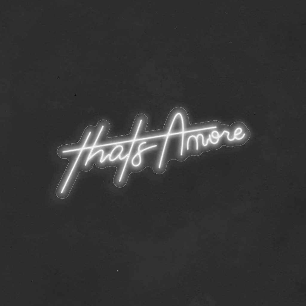 Scritta neon That's Amore 02