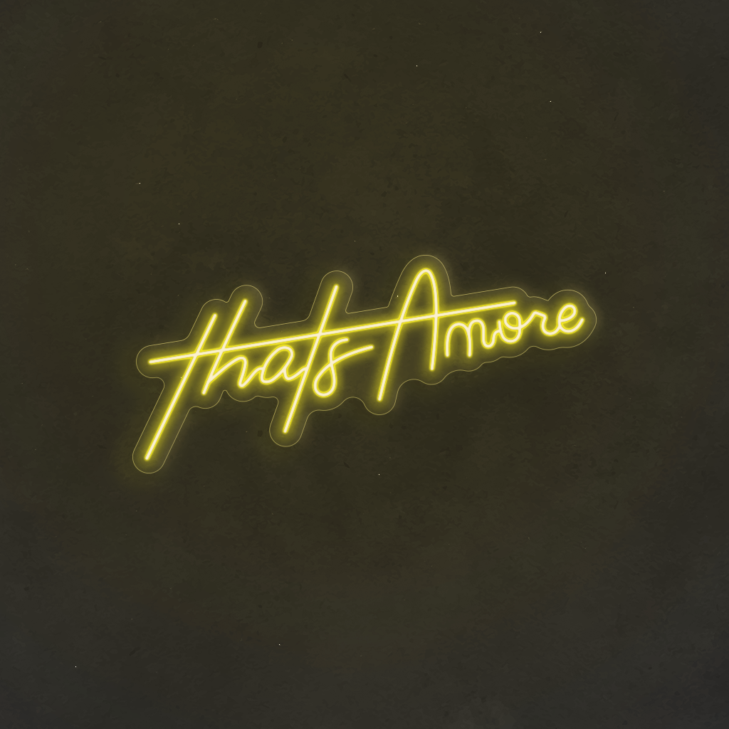Scritta neon That's Amore 02