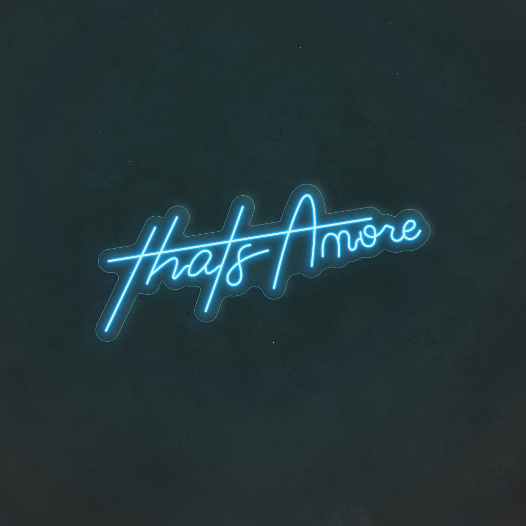 Scritta neon That's Amore 02