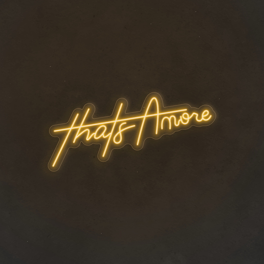 Scritta neon That's Amore 02