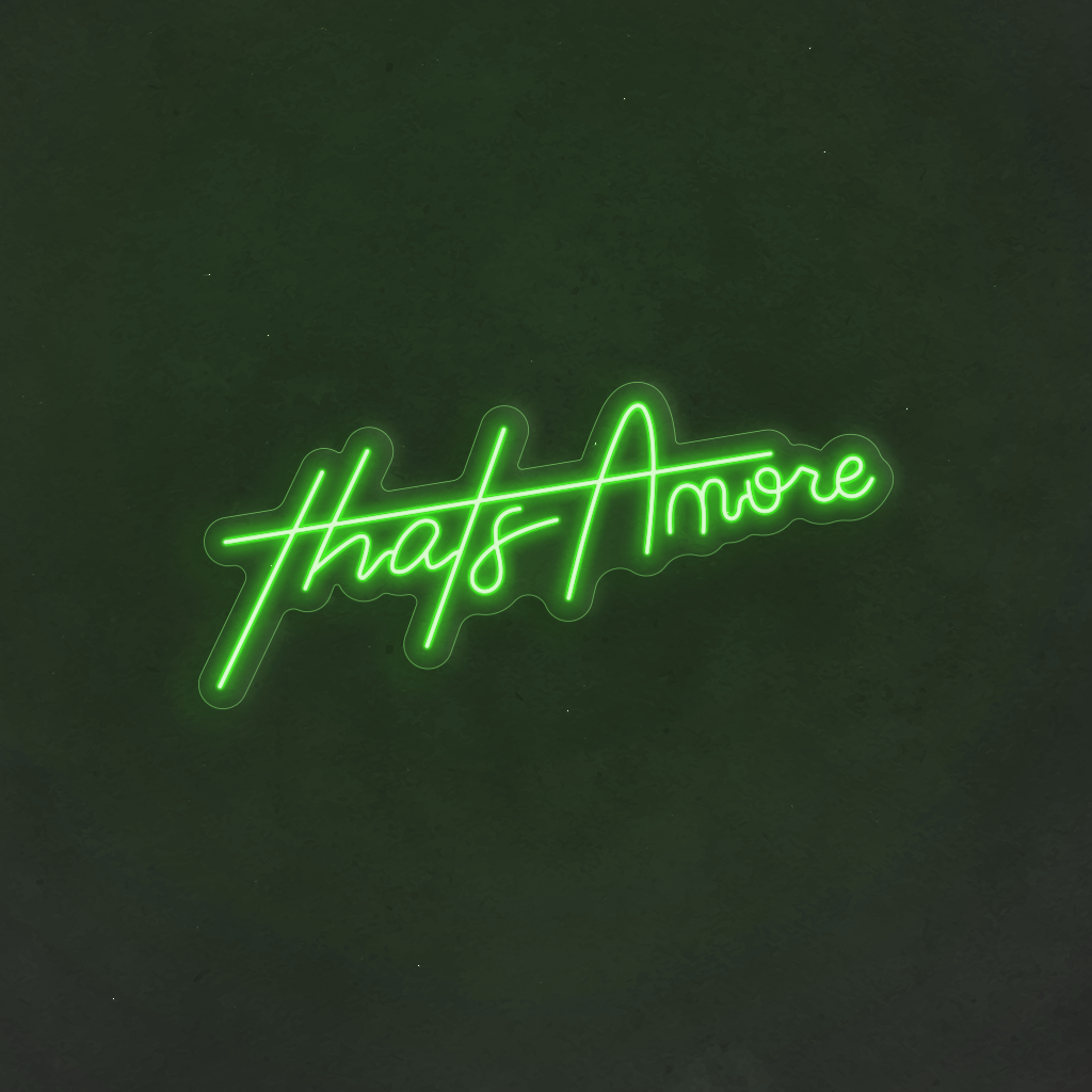 Scritta neon That's Amore 02