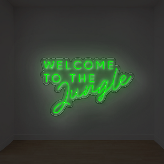 Scrtita Neon Welcome to the Jungle