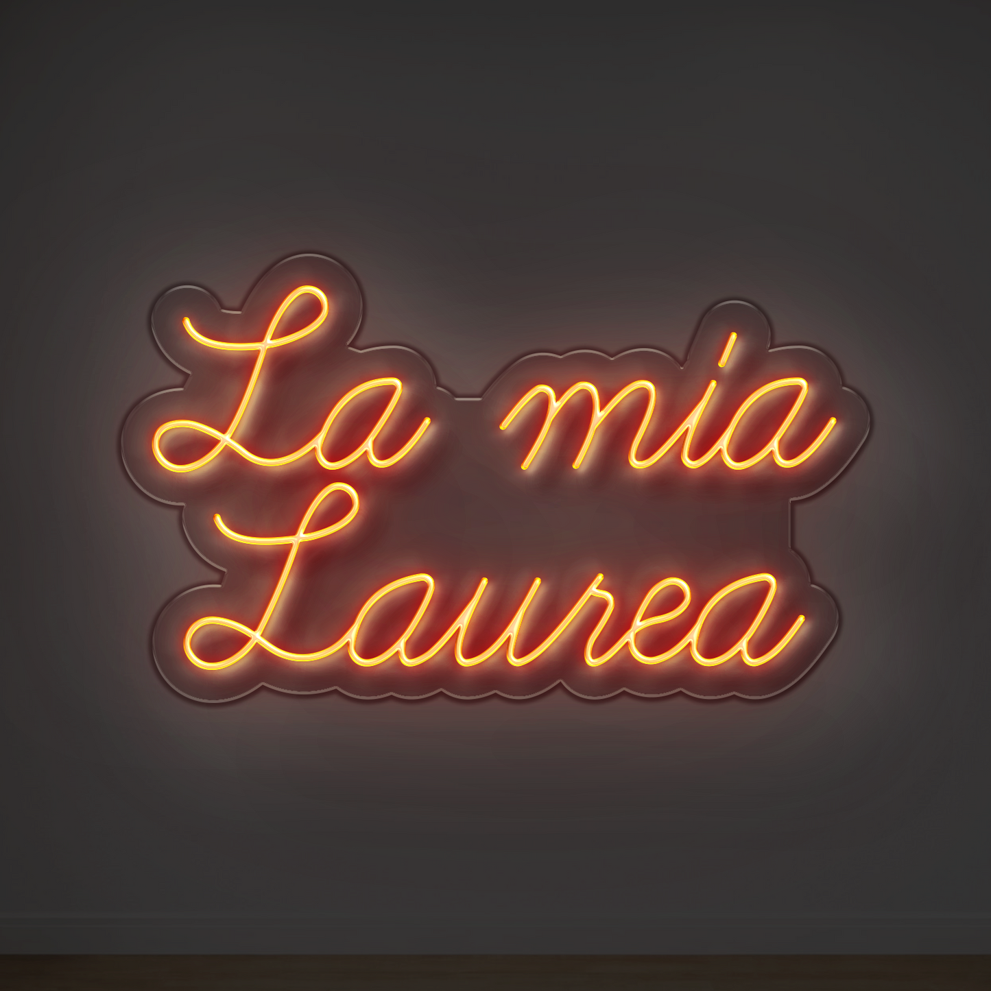 Scrtita Neon La mia laurea