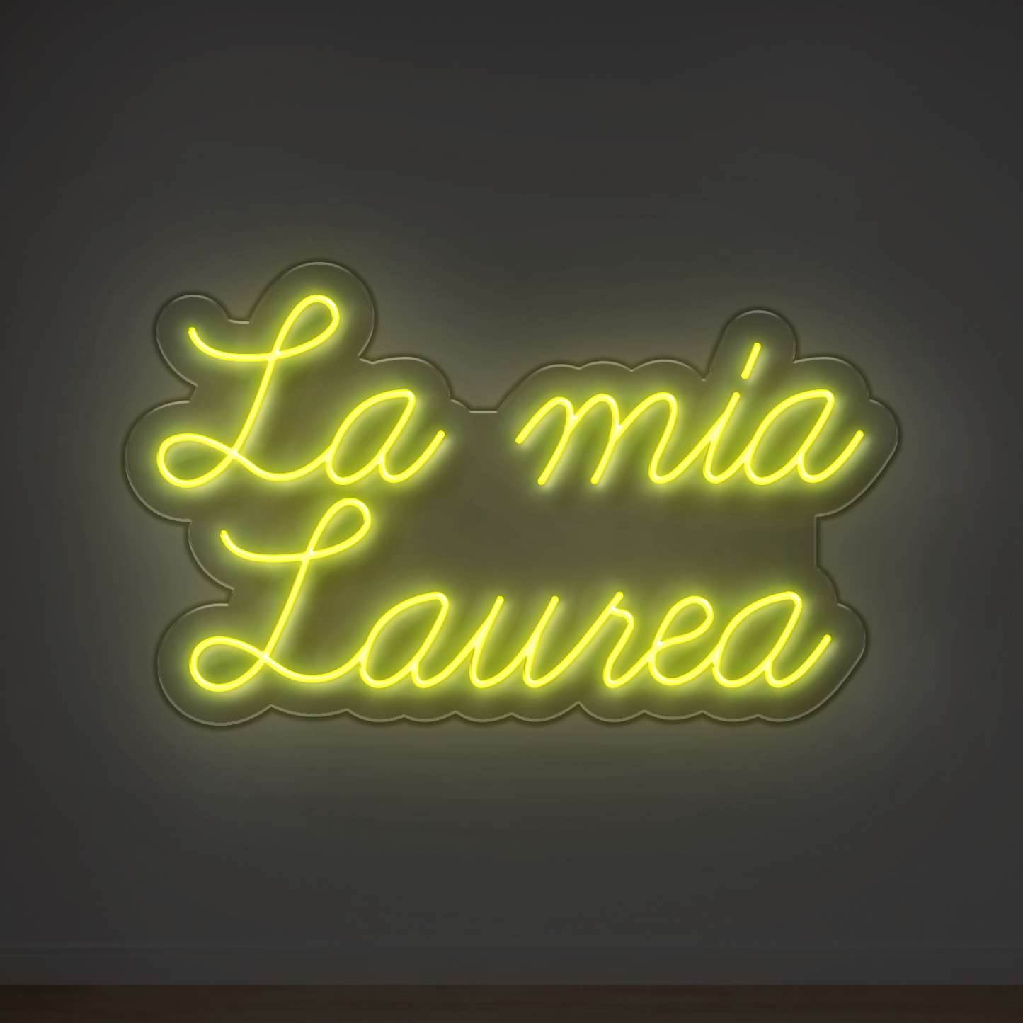Scrtita Neon La mia laurea