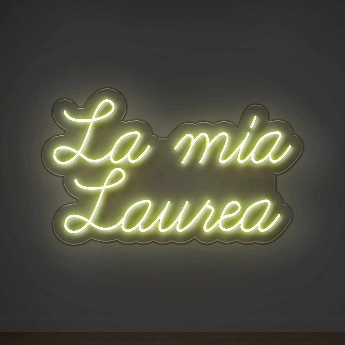 Scrtita Neon La mia laurea