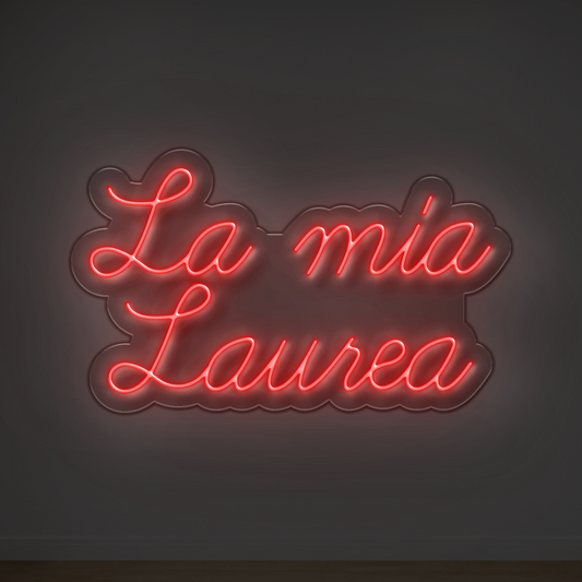 Scrtita Neon La mia laurea