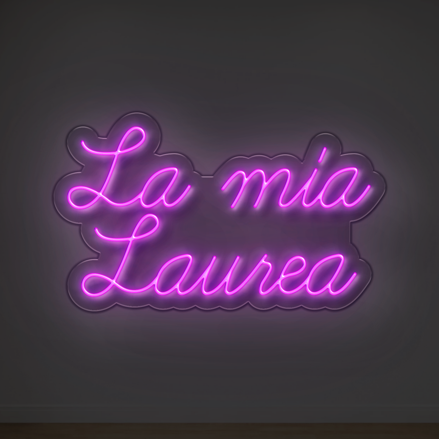 Scrtita Neon La mia laurea